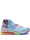 Nike Lebron 18 Ep "best Of 1-9" Sneakers In 蓝色