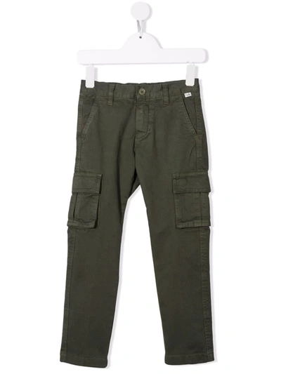 Il Gufo Slim-cut Cargo Trousers In 绿色