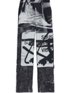 Off-white X Pablo Tomek Double Straight Trousers In 黑色
