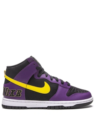 Nike Dunk High "lakers" Sneakers In Black