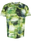 OFF-WHITE ACTIVE CAMOUFLAGE PRINT MESH T-SHIRT