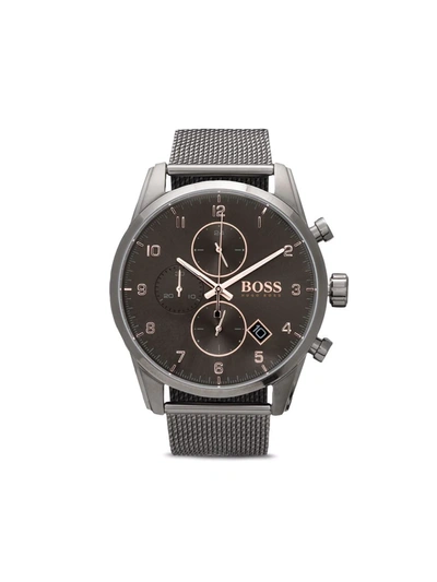 Hugo Boss Skymaster Quartz 44mm In 灰色