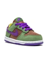 Nike Dunk Low Sneakers Veneer / Deep Purple In Green