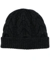 N•PEAL ANTLER CABLE-KNIT HAT