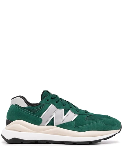 New Balance 5740 Sneakers In Green Suede In Nightwatch Green
