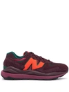 New Balance 57/40 Low-top Sneakers In Henna/neo Flame