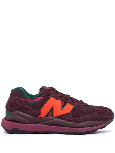 New Balance 57/40 Low-top Sneakers In Brown/red