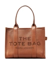 Marc Jacobs The Leather Large Tote Bag In Brown