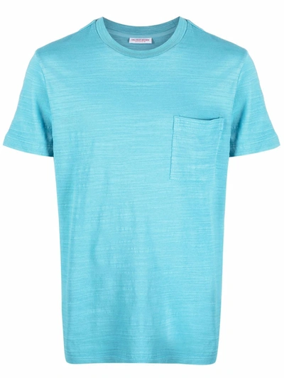Orlebar Brown Men's Sammy Ii Garment-dyed T-shirt In Maya Blue
