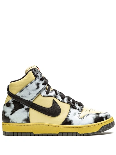 Nike Dunk 1985 Black Acid Wash In Yellow