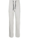 James Perse Drawstring Straight-leg Sweatpants In 灰色