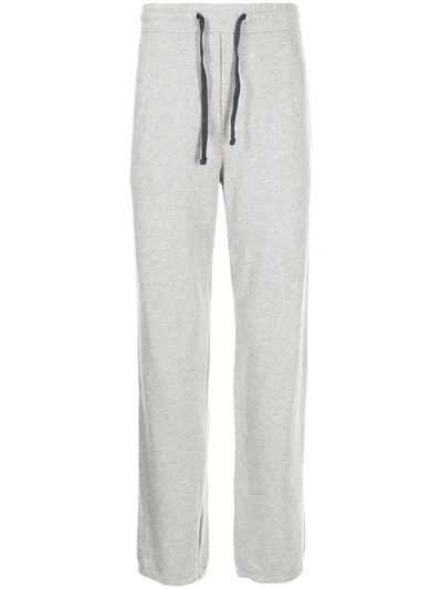 James Perse Drawstring Straight-leg Sweatpants In 灰色