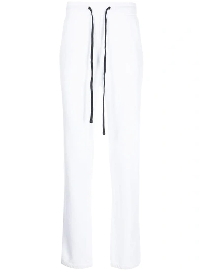 James Perse Straight-leg Fleece Sweatpants In White