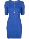 Lhd Samphire Knit Dress Blue In 蓝色
