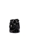 Dsquared2 Ophelia Bling Bling Mini Bucket Bag In 黑色