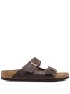 BIRKENSTOCK ARIZONA LEATHER SANDALS