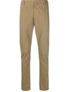 DONDUP JETTED-POCKET COTTON CHINOS