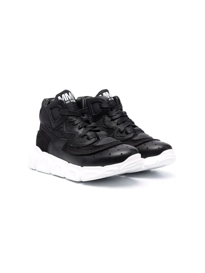 Mm6 Maison Margiela Calzature High-top Trainers In 黑色