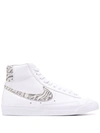 Nike Blazer Mid '77 Se High-top Sneakers In White