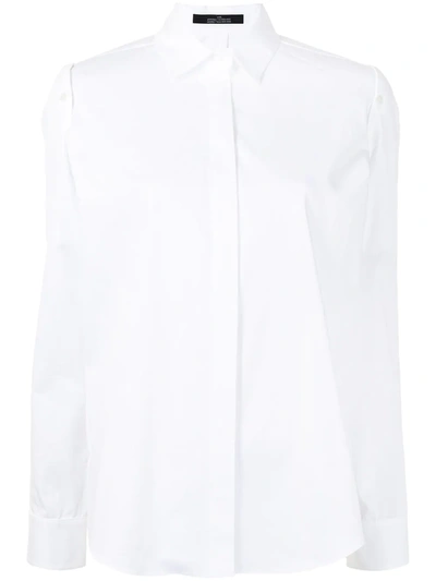Rokh Detachable Sleeve Shirt In 白色