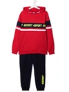 Cesare Paciotti 4us Logo Tracksuit Set In 蓝色