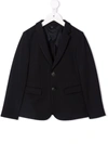 Emporio Armani Single-breasted Blazer Jacket In 蓝色
