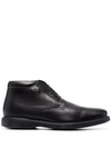 Geox Leather Chelsea Boots In 黑色