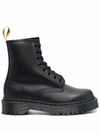 DR. MARTENS' FAUX LEATHER LACE-UP ANKLE BOOTS