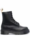 Dr. Martens' Dr.martens 1460 Bex Vegan Mono Lace-up Combat Boots In 黑色