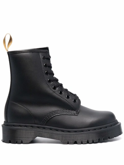 Dr. Martens' Lace-up Cargo Boots In 黑色