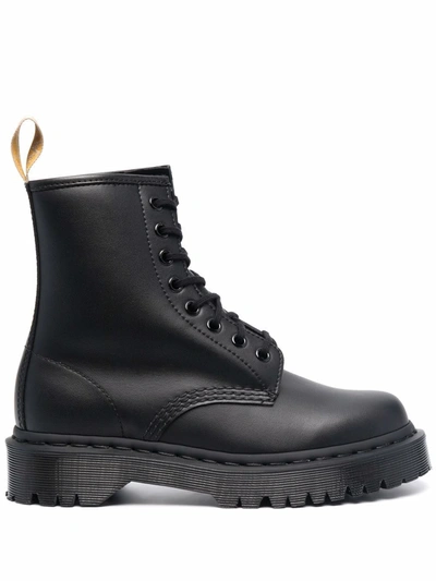 Dr. Martens Dr.martens 1460 Bex Vegan Mono Lace-up Combat Boots In Black