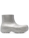 Bottega Veneta Wardrobe 02 The Puddle Boot 30 Rubber Ankle Boots In 灰色