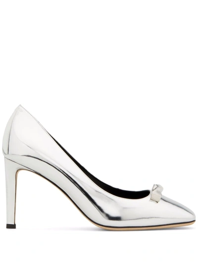 Giuseppe Zanotti Consuelo Metallic-effect Pumps In 银色