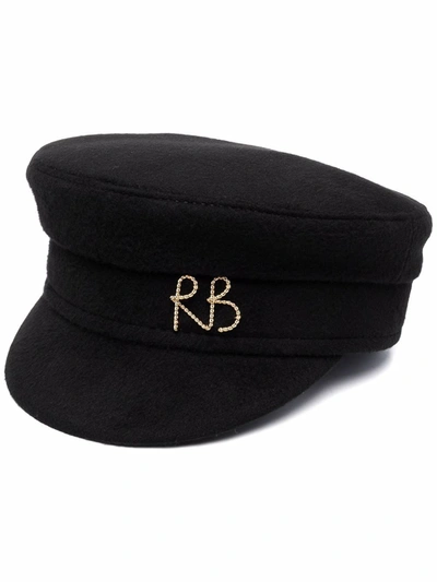 Ruslan Baginskiy Logo Baker Boy Hat In 黑色