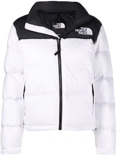 The North Face White 1996 Retro Nuptse Down Jacket In Gardenia White