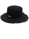 Jacquemus Black Le Splash 'le Bob Artichaut' Bucket Hat In 黑色
