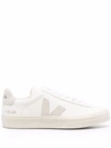 Veja Campo Leather-trim Low-top Sneakers Sneakers In White