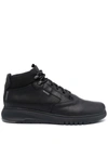 Geox Aerantis Lace-up Boots In Black