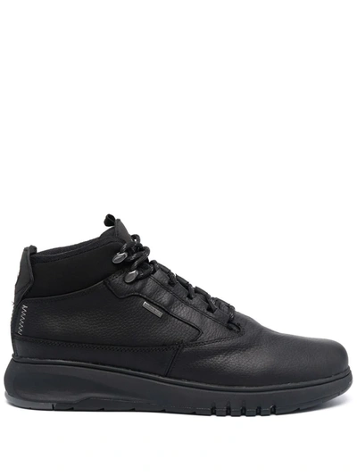 Geox Aerantis Lace-up Boots In Black