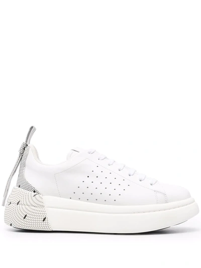 Redv Bowalk Point D'esprit Sneakers In 白色