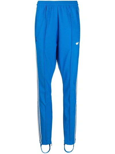 ADIDAS ORIGINALS LOGO FOOT-STRAP TRACK PANTS 