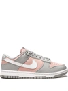 NIKE DUNK LOW "SOFT GREY/PINK" SNEAKERS