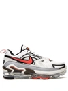 Nike Air Vapormax Evo "summit White/bright Crimson" Sneakers In Summit White/bright Crimson/black