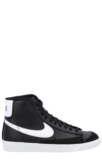 Nike Women's Blazer Mid 77 Next Nature Casual Sneakers From Finish Line In Black