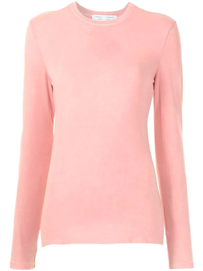 Proenza Schouler White Label Twist-detail Open-back Top In Rosa