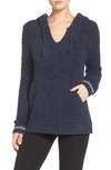 Barefoot Dreams Cozychic® Baha Lounge Hoodie In Indigo/ Dusk Stripe
