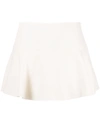 Valentino Flared-effect Mini Skort In Nude