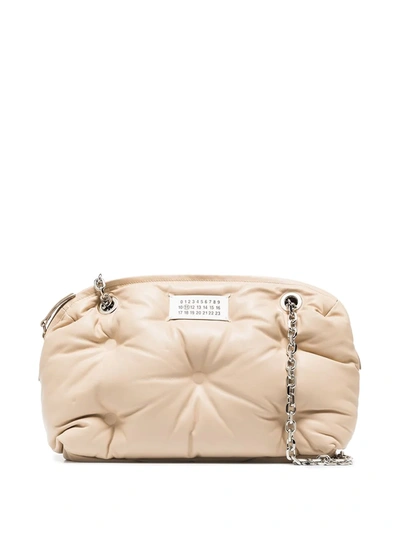 Maison Margiela Glam Slam Bowling Bag In Nude