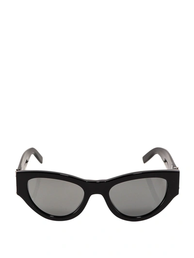 Saint Laurent Eyewear Sl M94 Cat In Black