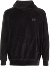 Needles Embroidered-logo Pullover Hoodie In Violett